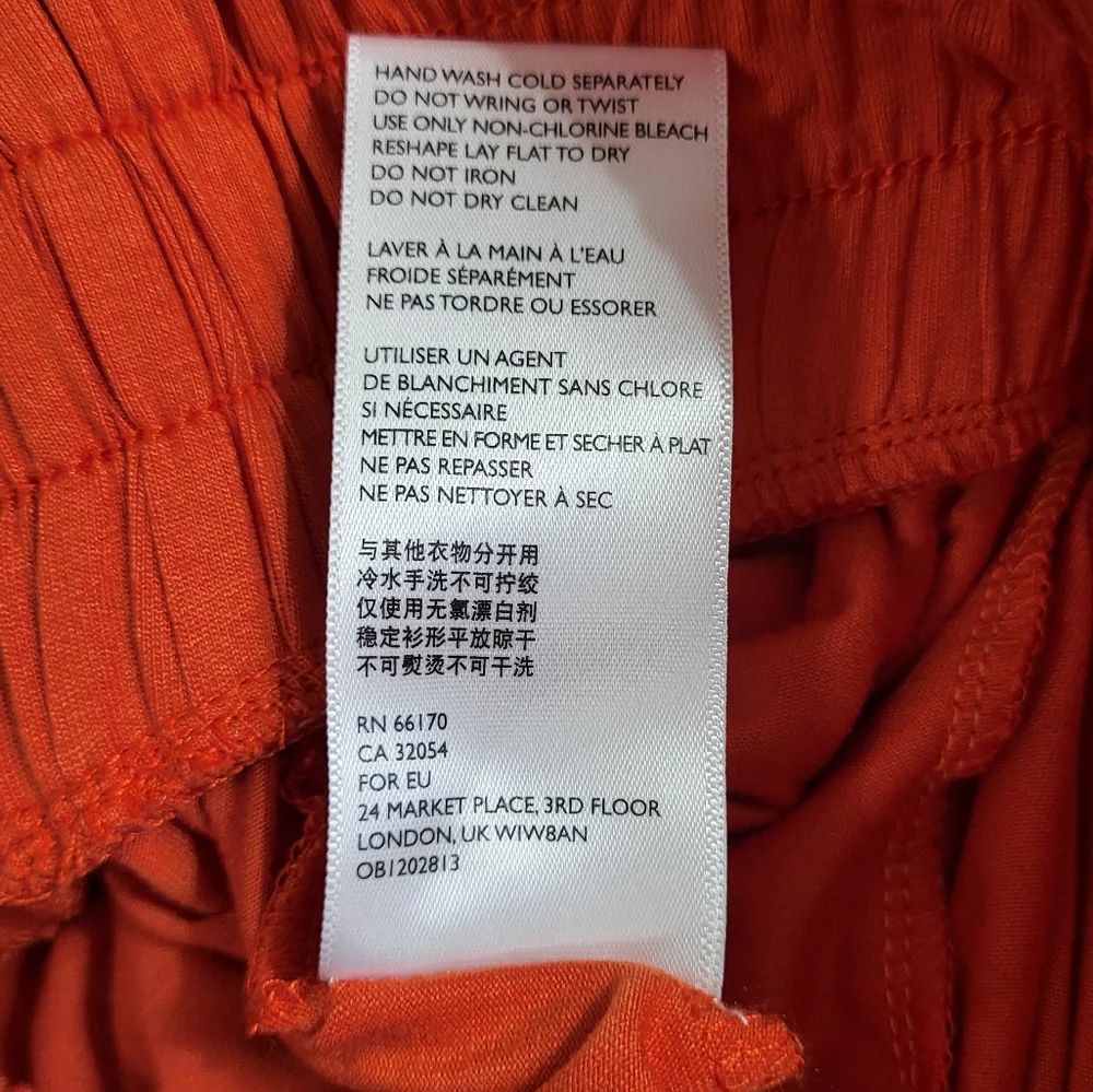 FREE PEOPLE Beach Ali Pant in Rust Orange Small